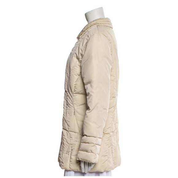 Moncler Down Coat Packable Cream Jacket EUC - Picture 5 of 11